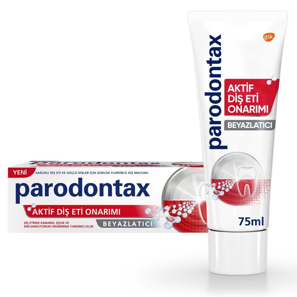 PARADONTAX 75ML AKTİF DİŞ ETİ ONARIMI BEYAZLATICI