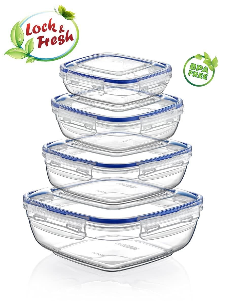 DÜNYA PLS-30143 4LÜ CONTALI KARE SAKLAMA SETİ