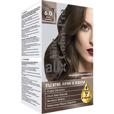 ALİX KİT SAÇ BOYASI 50ML 6.0 KOYU KUMRAL