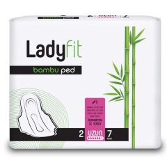 LADYFİT BAMBU PED UZUN 7Lİ