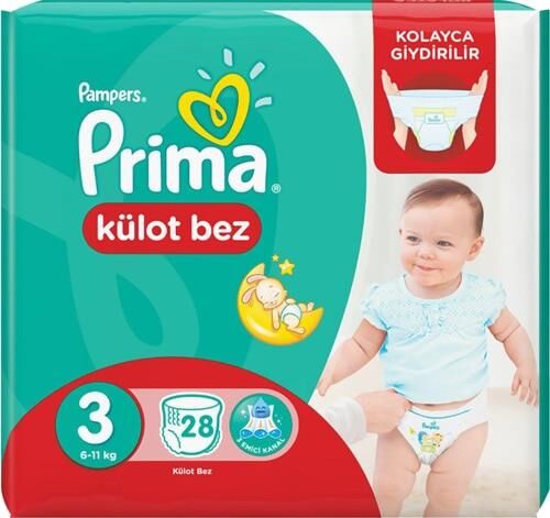 PRİMA PANTS MİDİ NO:3 TEKLİ 28Lİ