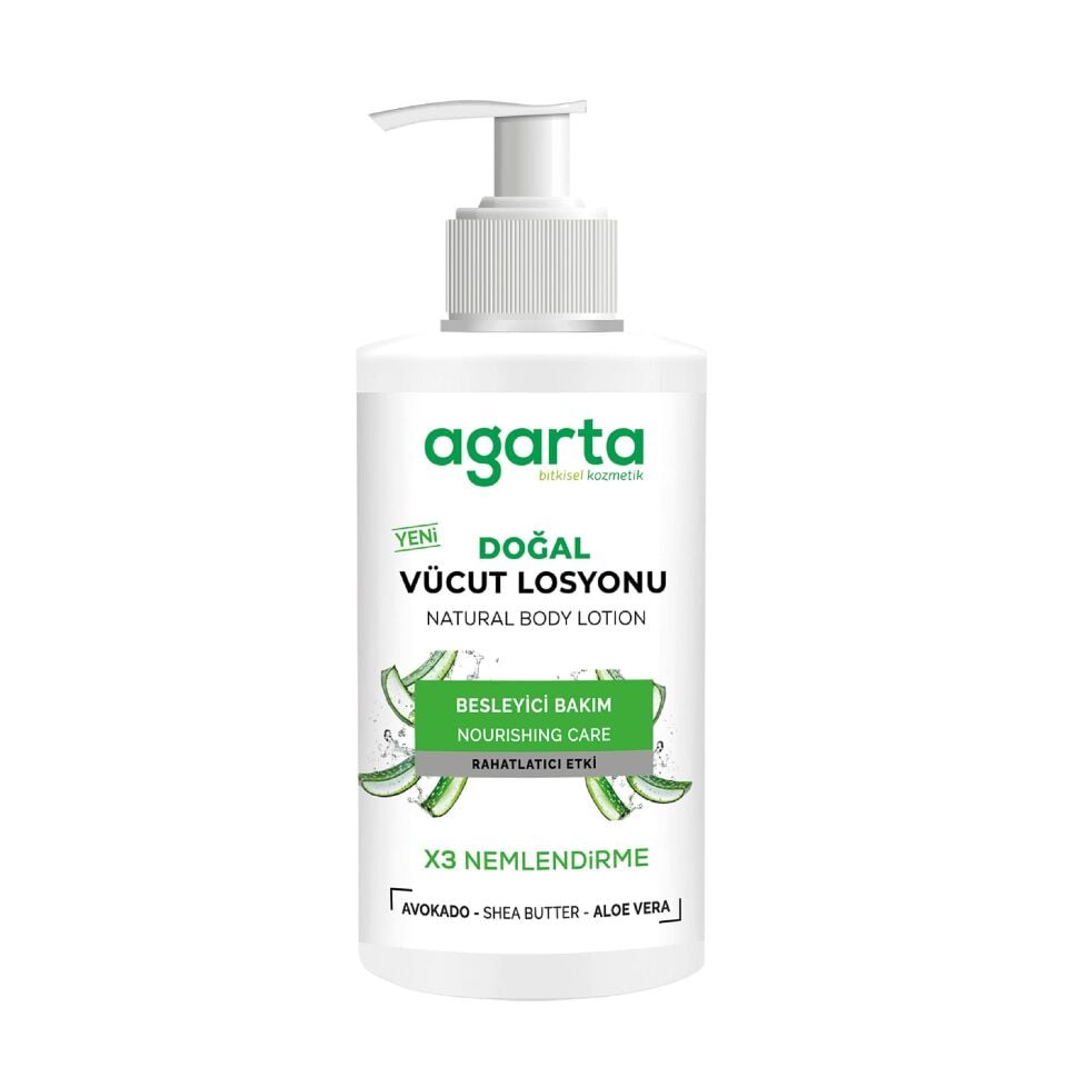 AGARTA DOĞAL NEMLENDİRİCİ VÜCUT LOSYONU 315ML