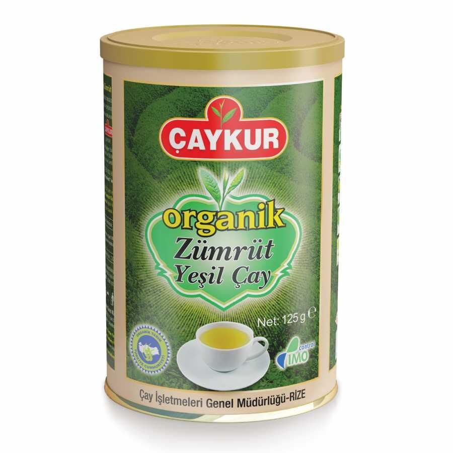 ÇAYKUR ORGANİK ZÜMRÜT YEŞİL ÇAY 125GR