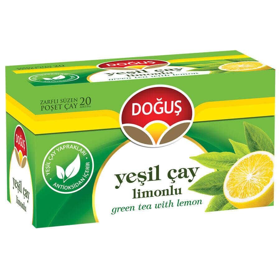 DOĞUŞ ÇAY BİTKİ ÇAYI YEŞİLÇAY LİMONLU