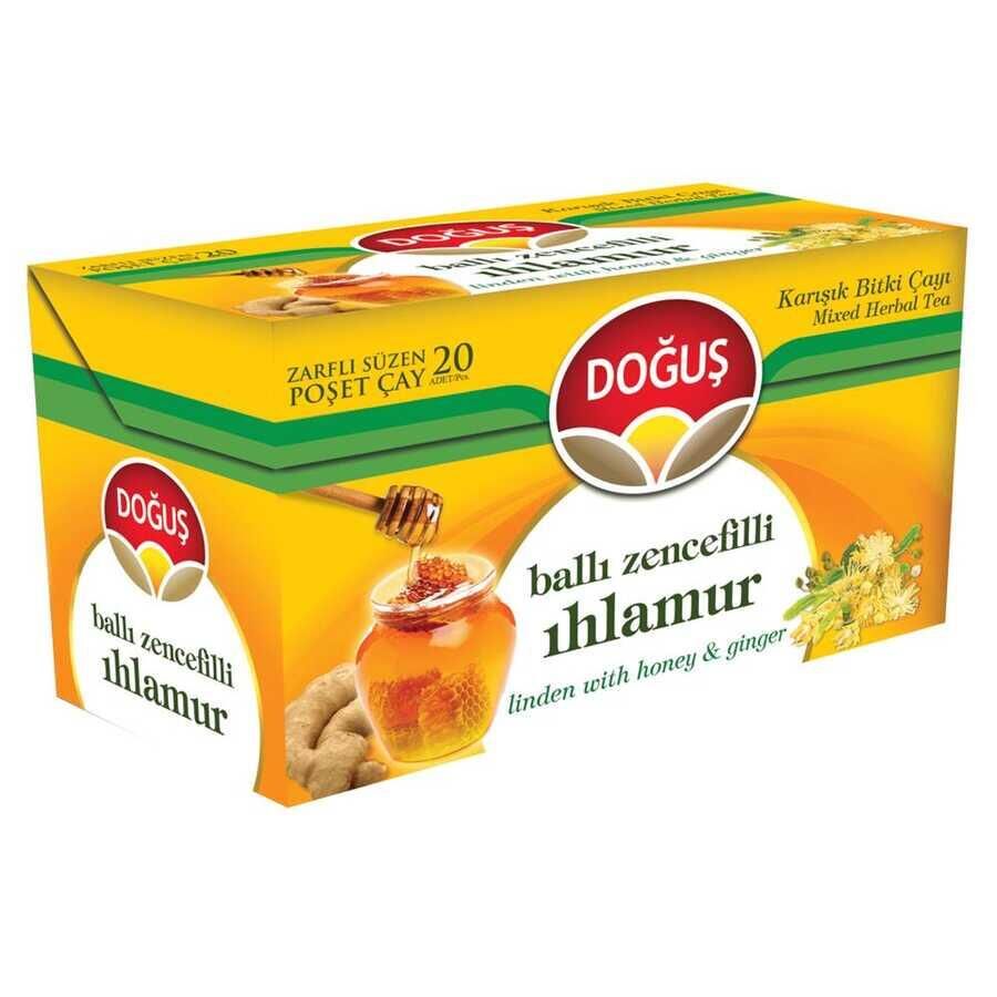 DOĞUŞ ÇAY BİTKİ ÇAYI BALLI ZENCEFİL IHLAMUR