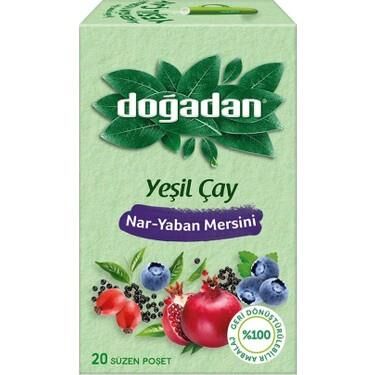 DOĞADAN YEŞİL ÇAY NAR-YABAN MERSİNİ 20Lİ