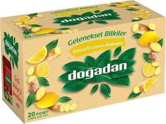 DOĞADAN BİTKİ ÇAYI YEŞİLÇAY-ZENCEFİL-LİMON 20Lİ