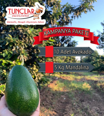 Kampanya Paketi 10 Adet Avokado - 5 Kg Mandalina