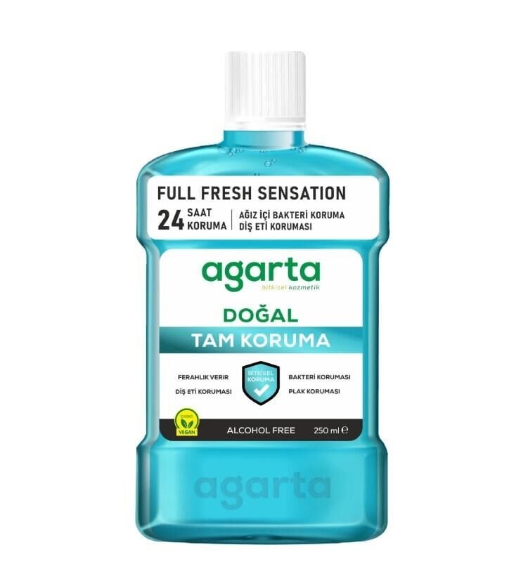 AGARTA DOĞAL AĞIZ BAKIM SUYU 250ML TAM KORUMA