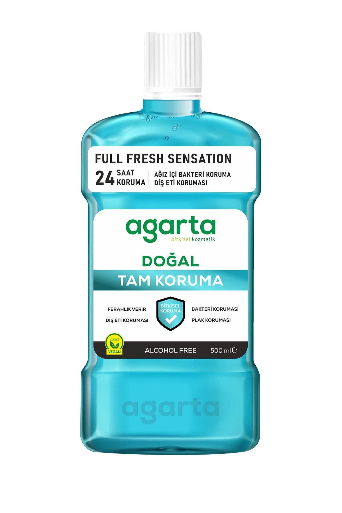 AGARTA DOĞAL AĞIZ BAKIM SUYU 500ML TAM KORUMA
