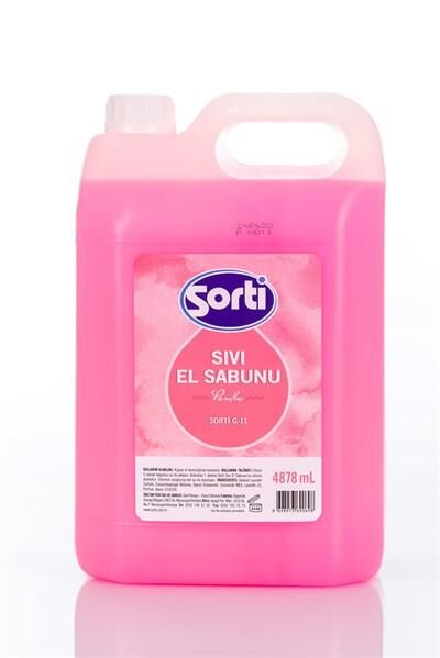 SORTİ DOĞAL SIVI EL SABUNU PEMBE 4878 ML