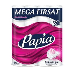 PAPİA TUV.KAĞ 40 LI İPEK ÖZLERİYLE