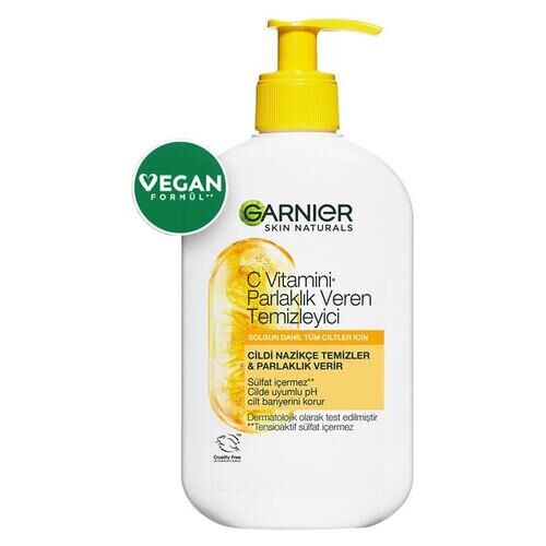GARNİER SKIN VİTAMİN C PARLAKLIK TEMİZLEYİCİ 250ML