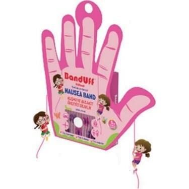 BANDUFF NAUSEA  BULANTI ÖNL.BİLEKLİGİ PEMBE ÇOCUK