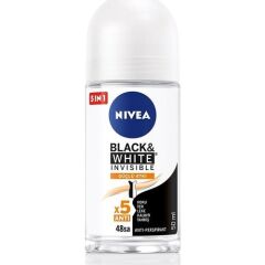 NİVEA ROLL-ON BAYAN 50ML İNVİSİBLE BLACK&WHİTE