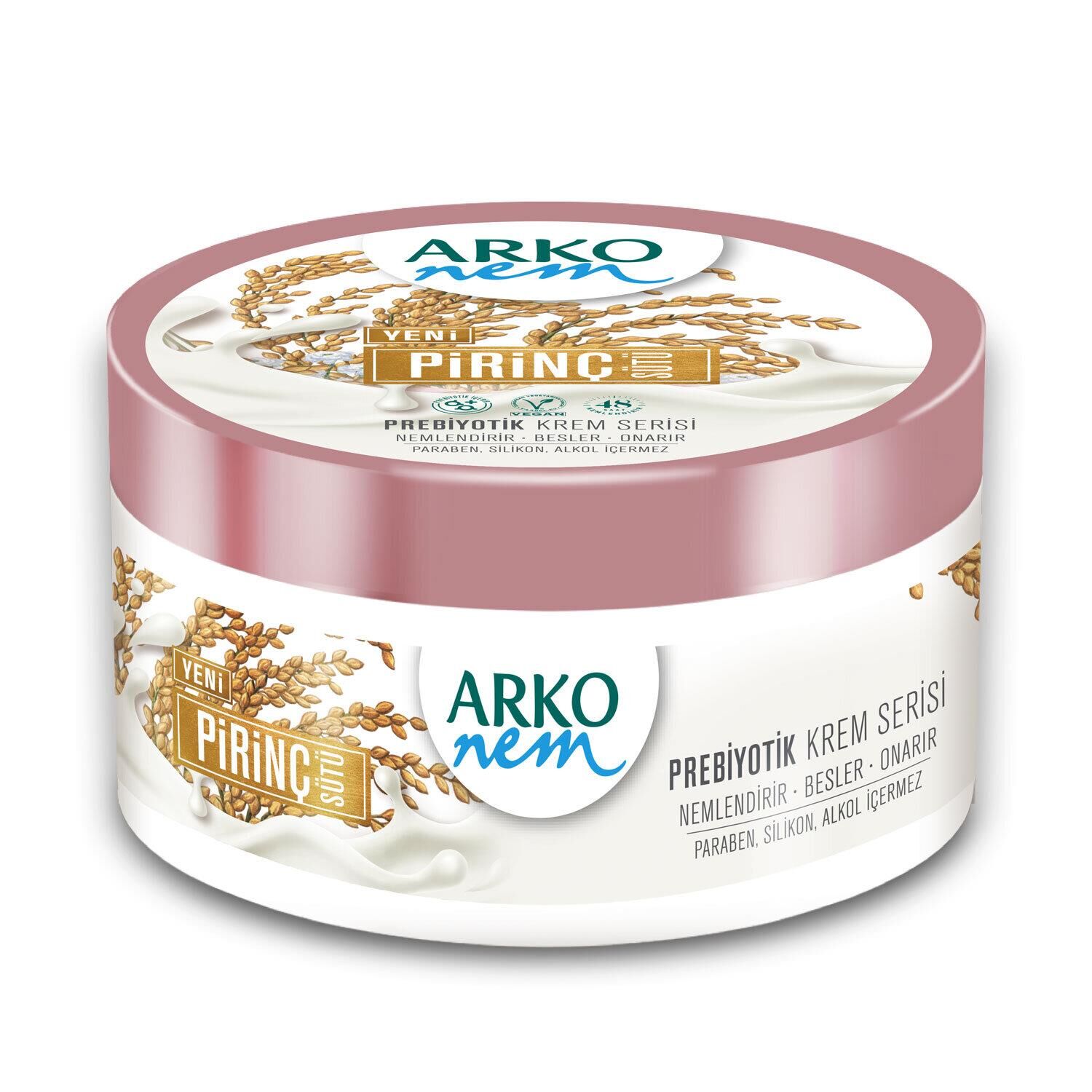 ARKO NEM 250ML KREM PREBİYOTİK PİRİNÇ SÜTÜ