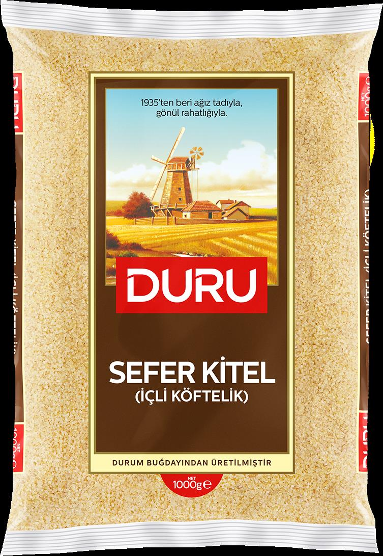 DURU BULGUR 1KG SEFER KİTEL İÇLİ KÖFTELİK