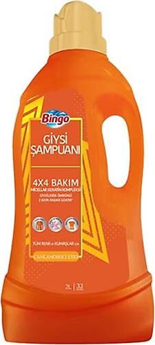 BİNGO GİYSİ ŞAMPUANI 2LT CANLANDIRICI ETKİ 4X4BAKM