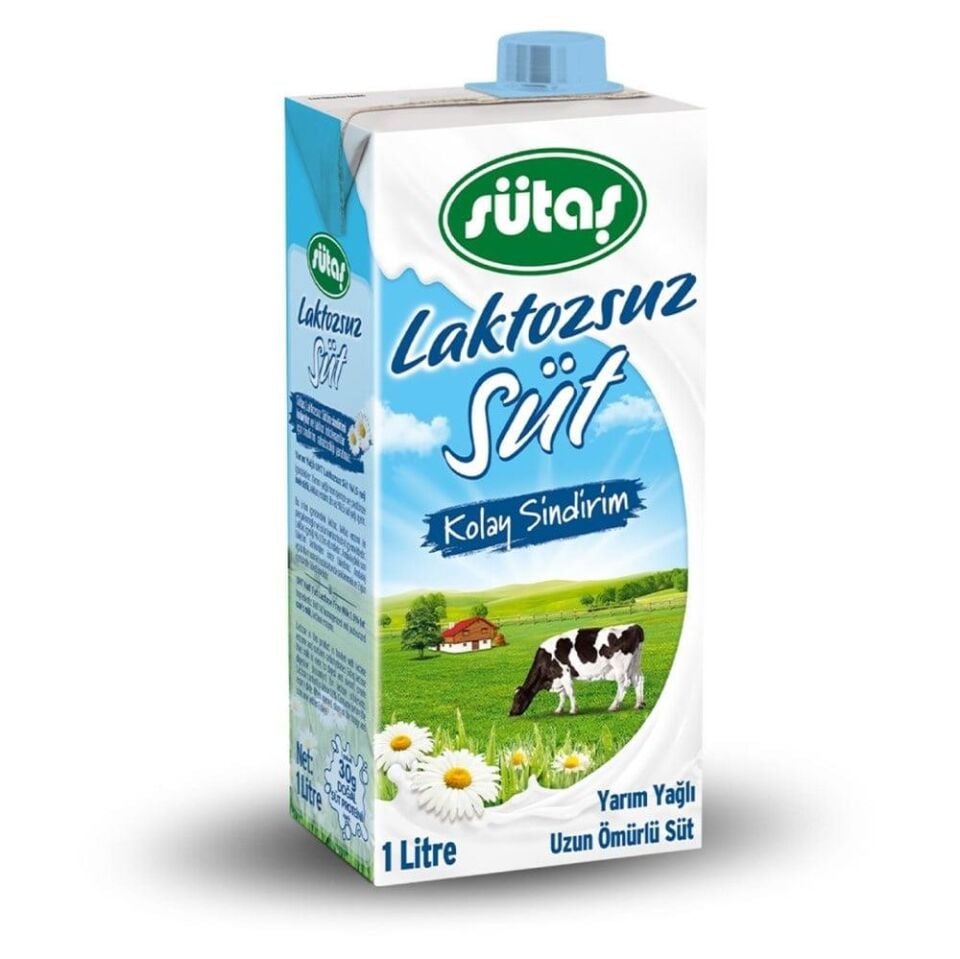 SÜTAŞ UHT SÜT 1LT LAKTOZSUZ