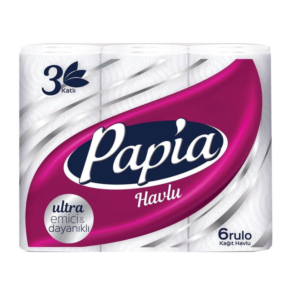 PAPİA HAVLU 6LI