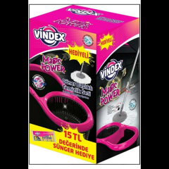 VİNDEX TEMİZLİK SETİ + SÜNGER HEDİYELİ