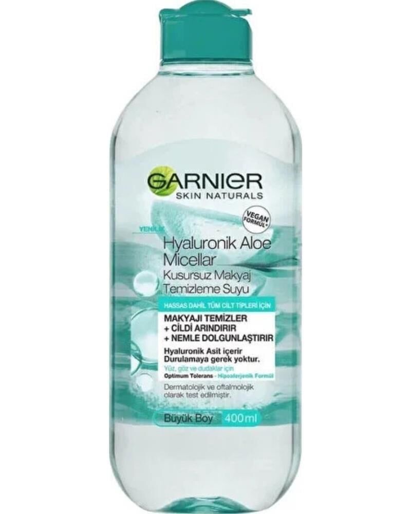 GARNİER MİCELLAR MAK.TEMİZ. SUYU 400ML HYR.ALOE