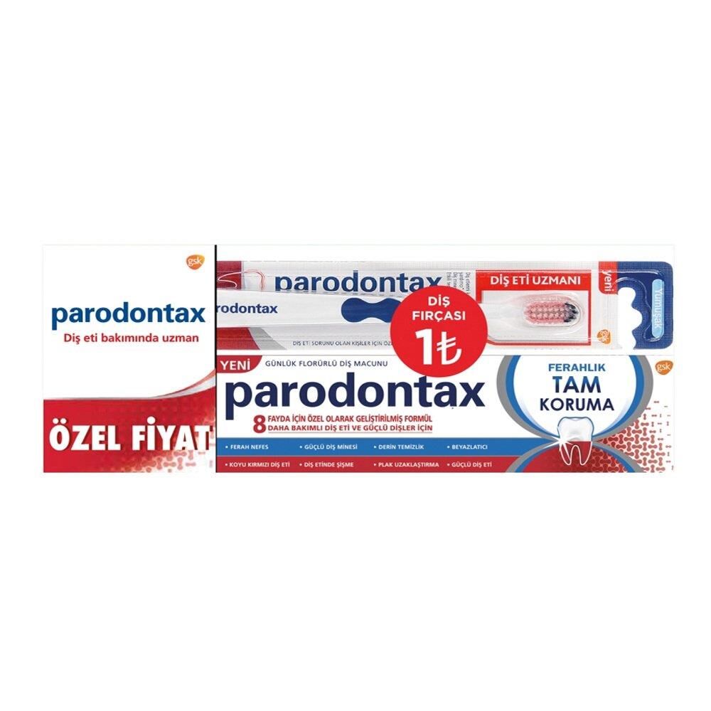 PARADONTAX 75ML TAM KORUMA+DİŞ ETİ UZMANI FIRÇA