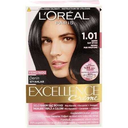 LOREAL SAÇ BOYASI 1.01 DERİN SİYAH