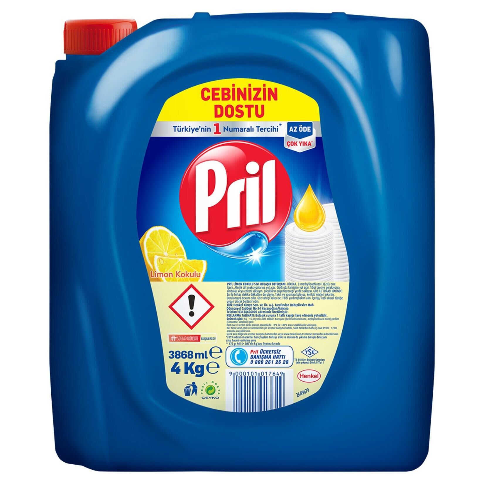 PRİL 4KG LİMON