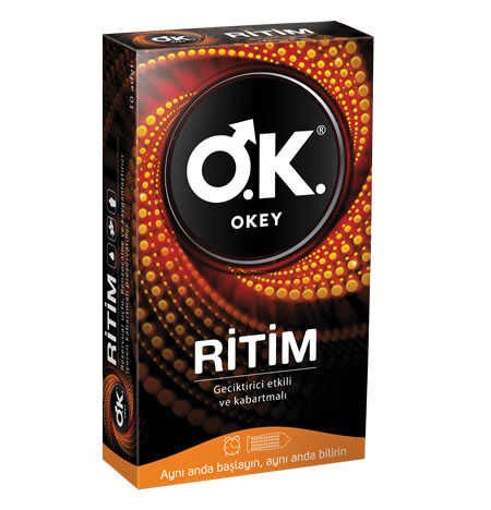 OKEY PREZERVATİF RİTİM 10LU
