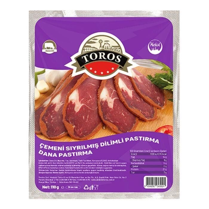 TOROS PASTIRMA DANA DİLİM 110GR
