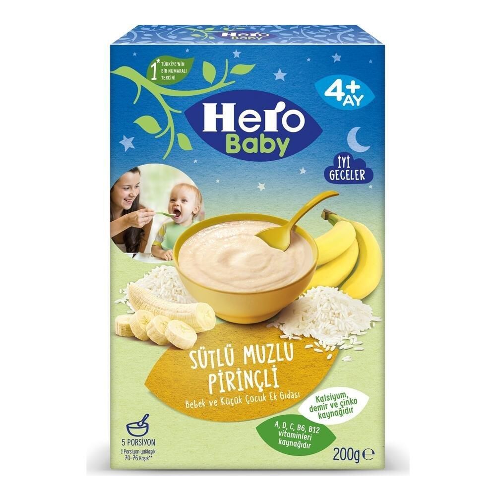 HEROBABY KŞ 200GR SÜTLÜ BALLI İRMİKLİ