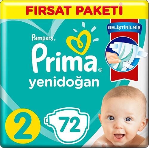 PRİMA AKTİF BEBEK FIRSAT PAKETİ MİNİ NO:2 72Lİ
