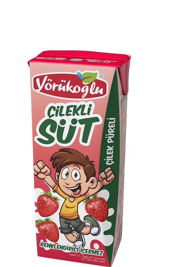 YÖRÜKOĞLU SÜT 180 ML ÇİLEK