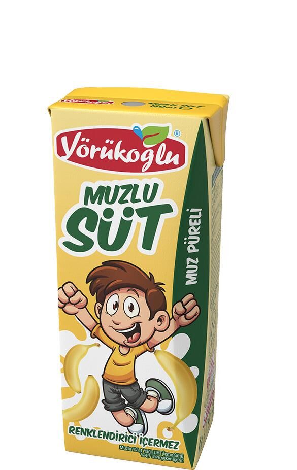 YÖRÜKOĞLU SÜT 180 ML MUZ