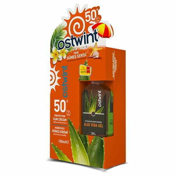 OSTWİNT GÜNEŞ KRM.YETİŞ.F50+ALOVERA GEL HED100+100