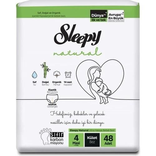 SLEEPY NATURAL CIRTLI NO:4 MAXİ 48Lİ
