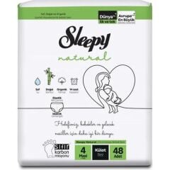 SLEEPY NATURAL CIRTLI NO:4 MAXİ 48Lİ