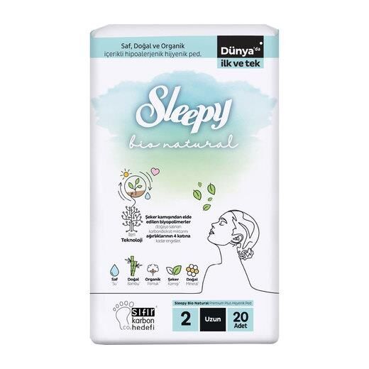 SLEEPY BİO NATURAL PED SÜPER ECO 20Lİ UZUN