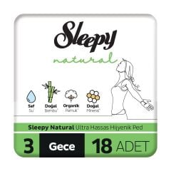 SLEEPY NATURAL PED SÜPER ECO 18Lİ GECE
