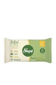 SLEEPY DOĞAL&ORGANİK PAMUKLU CEP MENDİLİ 15Lİ