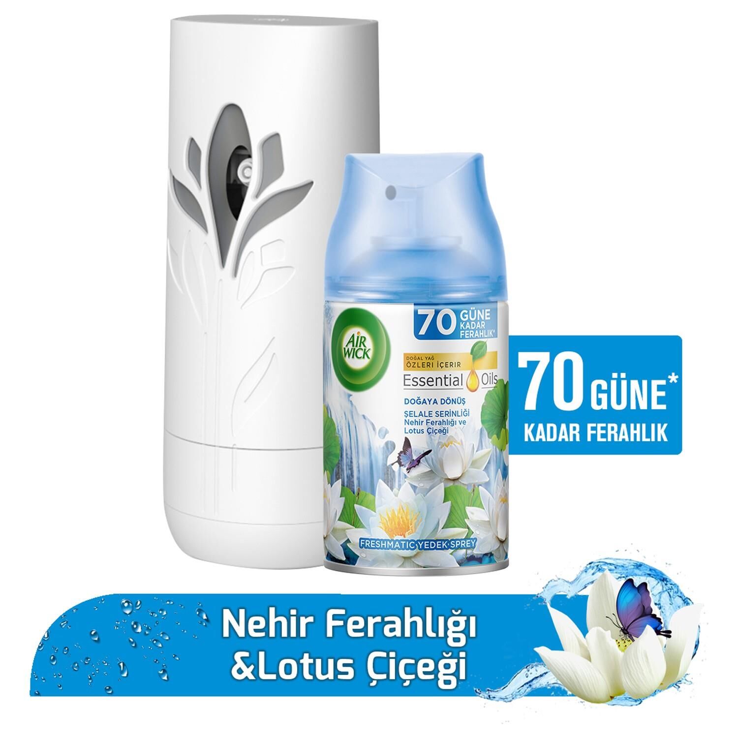 AİR WİCK FRESHMATİK KİT+YDK ŞELALE SERİNLİĞİ