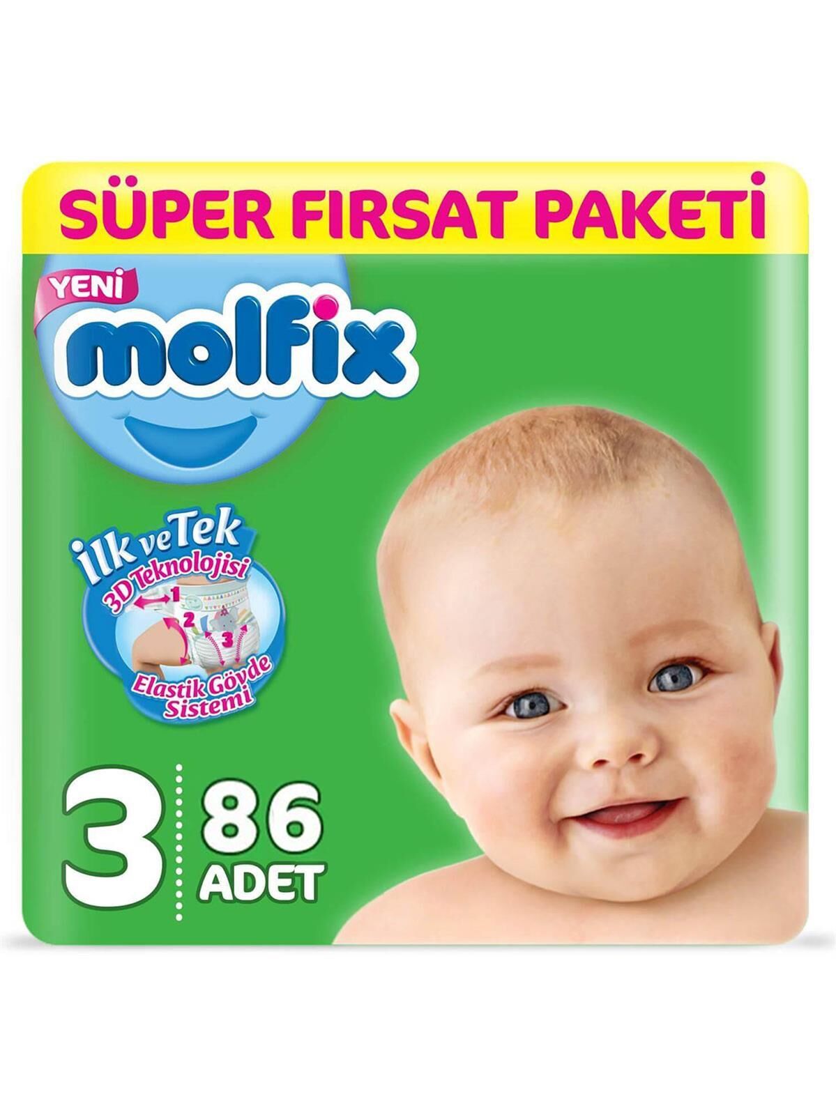 MOLFİX SÜPER FIRSAT PAKETİ MİDİ 86LI