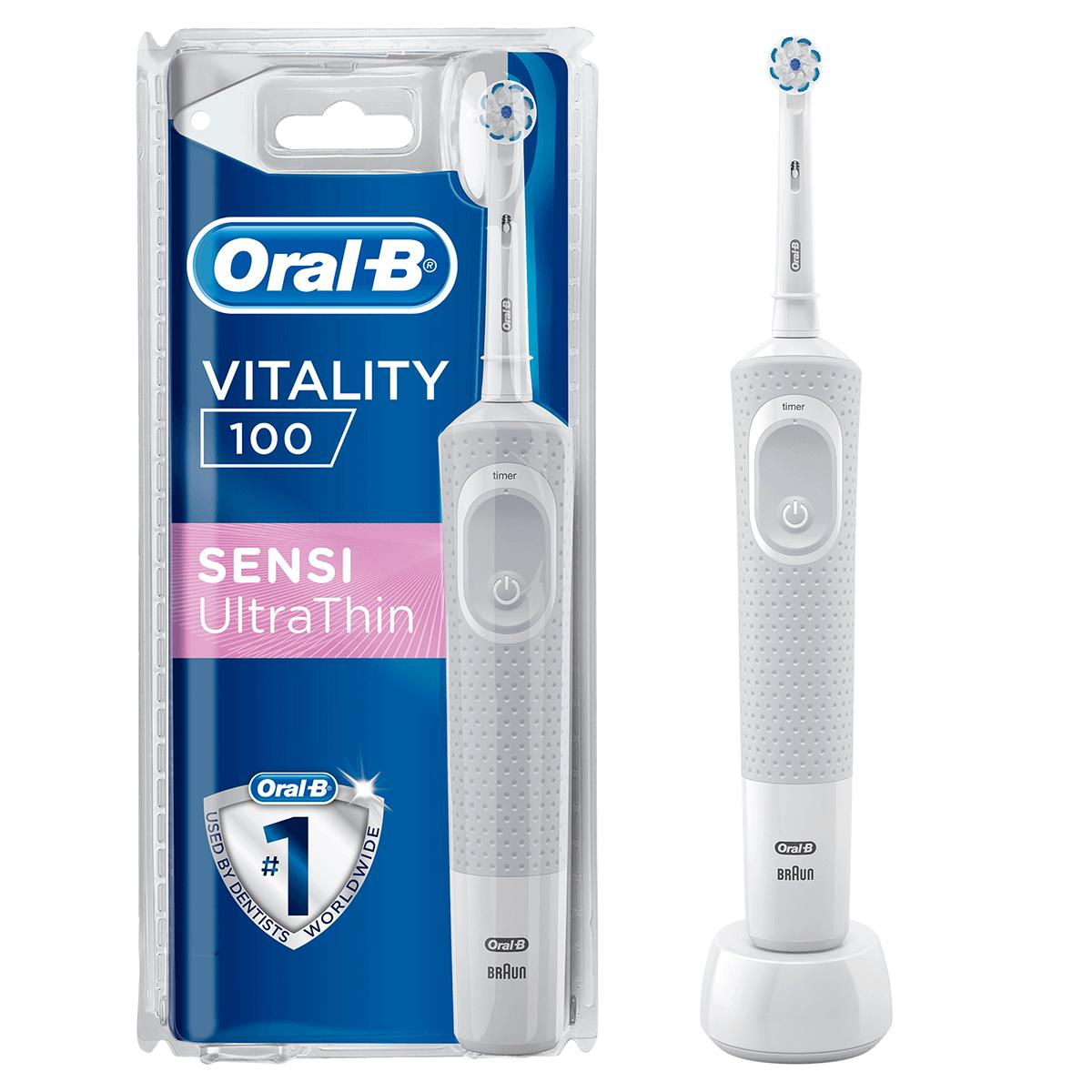 ORAL-B DF ŞARJLI VIT D100 WHİTE SENSİTİVE