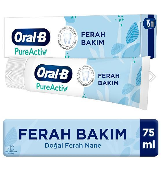 ORAL-B DİŞ MACUNU 75ML PUREACTİVE FRESF FERAH BAK.