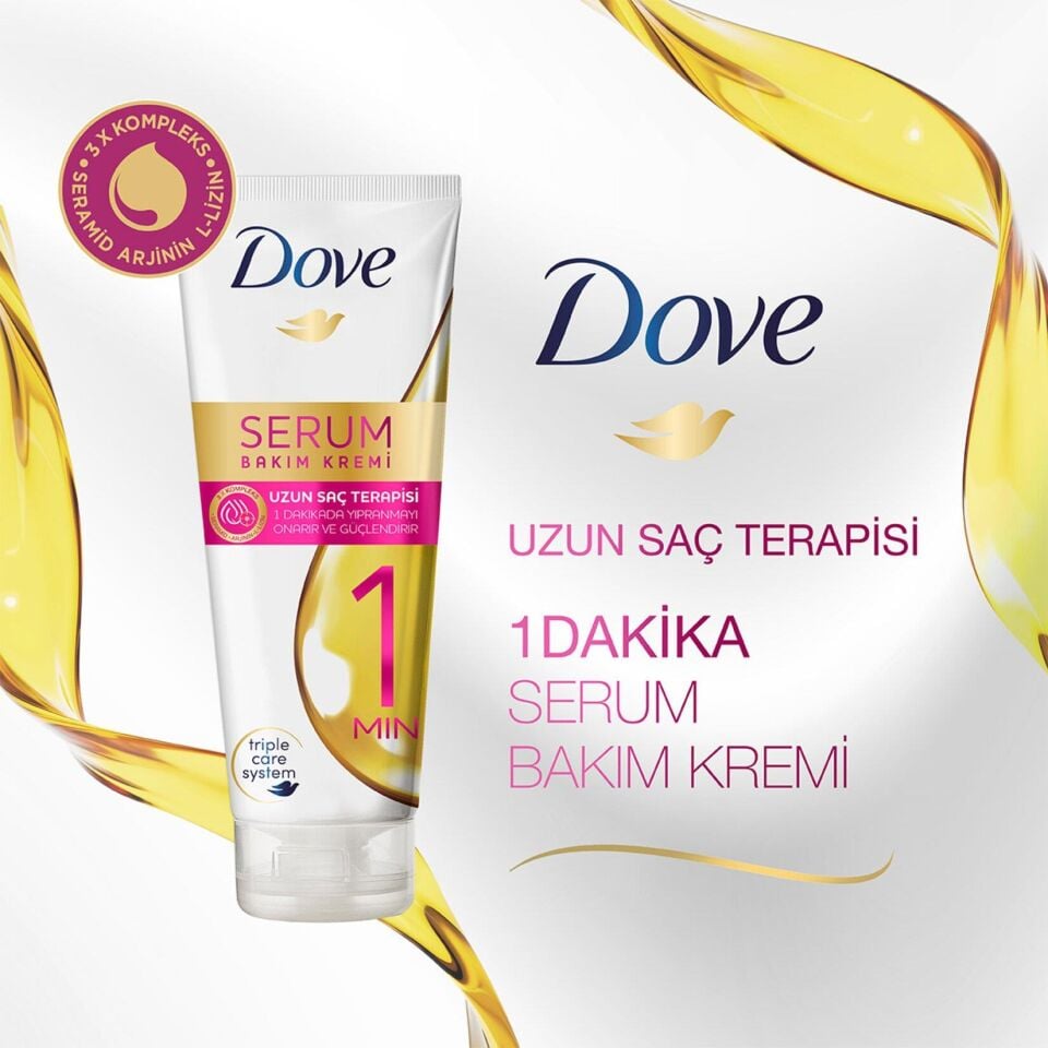 DOVE SAÇ KREMİ 170ML UZUN SAÇ TERAP. 1 MİN