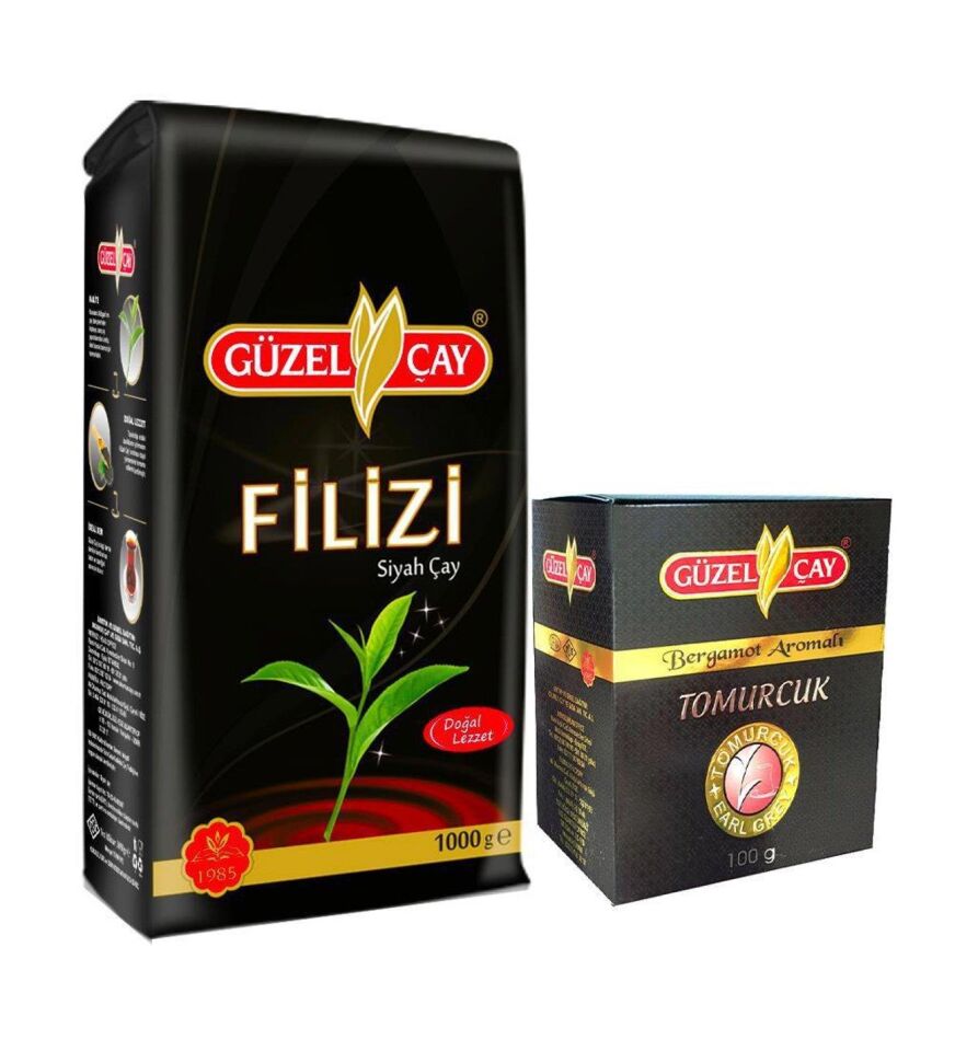 GÜZEL ÇAY 1000GR ÇAY FİLİZİ SİYAH+TOMURCUK HEDİYLİ