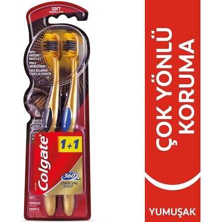 COLGATE DİŞ FIRÇASI 360 KOMPLE AĞIZ TEM. 1+1 GOLD