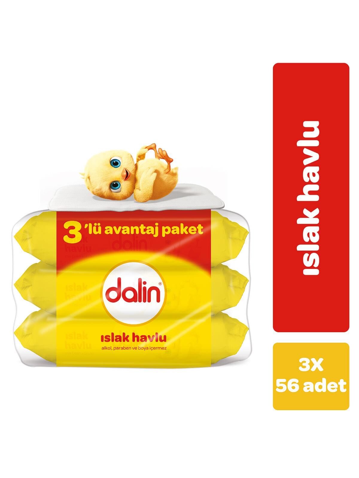 DALİN ISLAK HAVLU 3LÜ PAKET