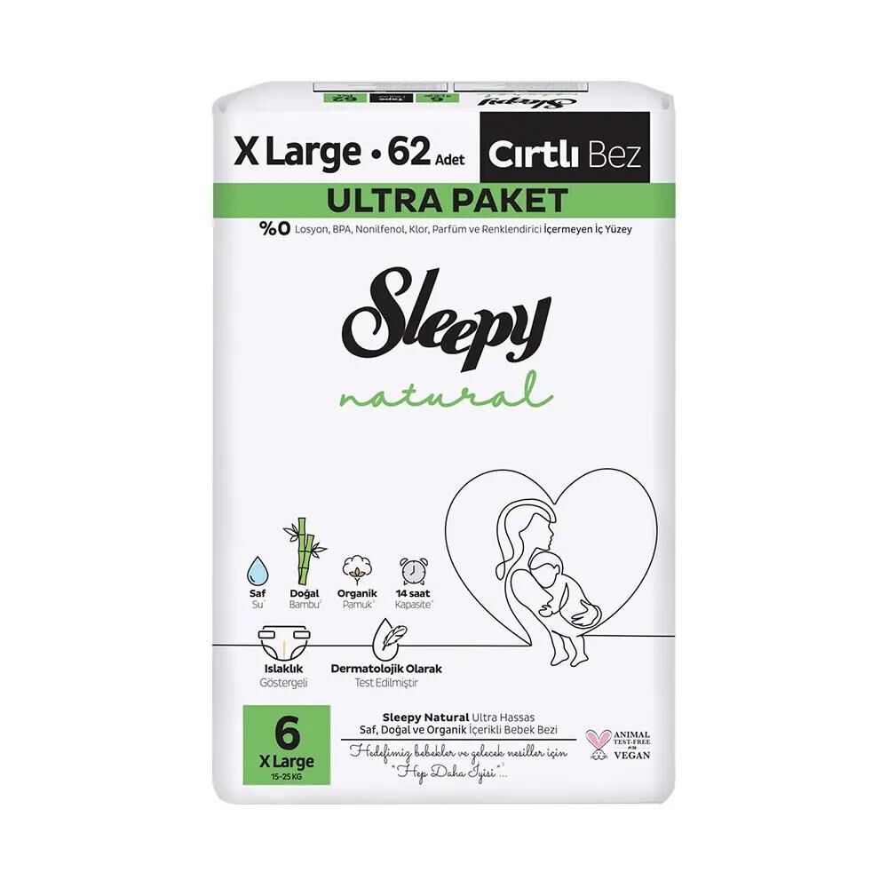 SLEEPY NATURAL ULTRA NO:6 XL 62Lİ